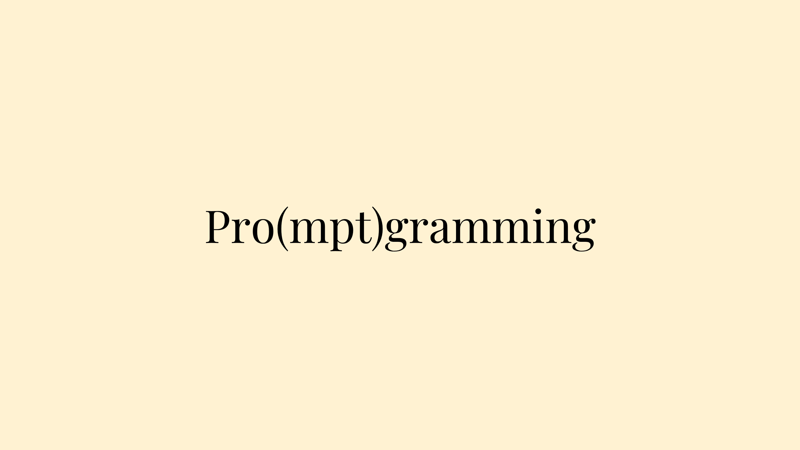 Promptgramming: A New Literacy for AI Societies