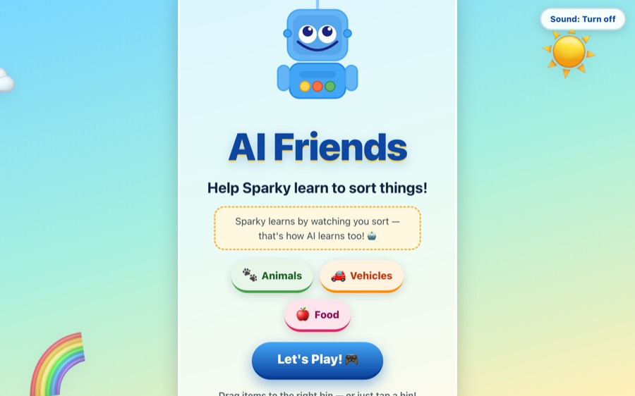 A round of AI Friends in play