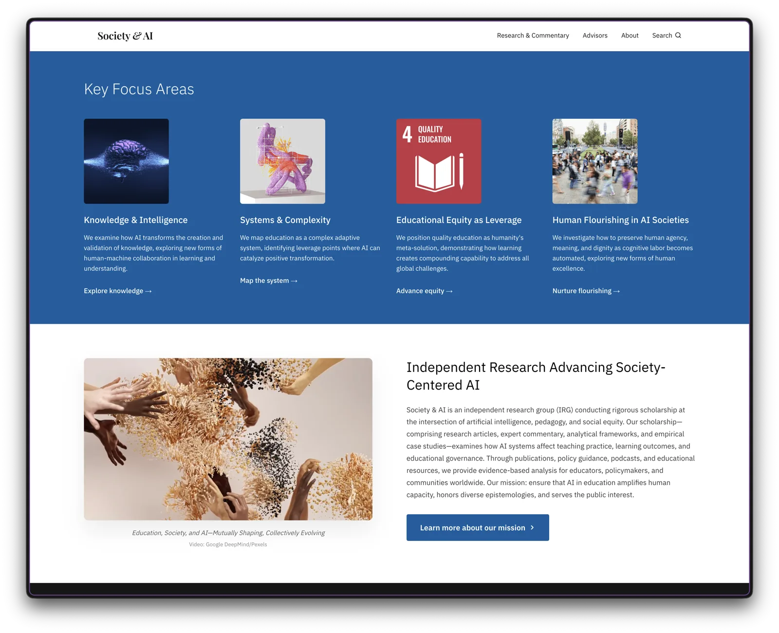 Society & AI: Public Scholarship for AI and Education